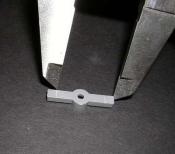 Chris measured the bolster and scribed a line