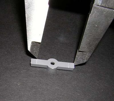 Chris measured the bolster and scribed a line